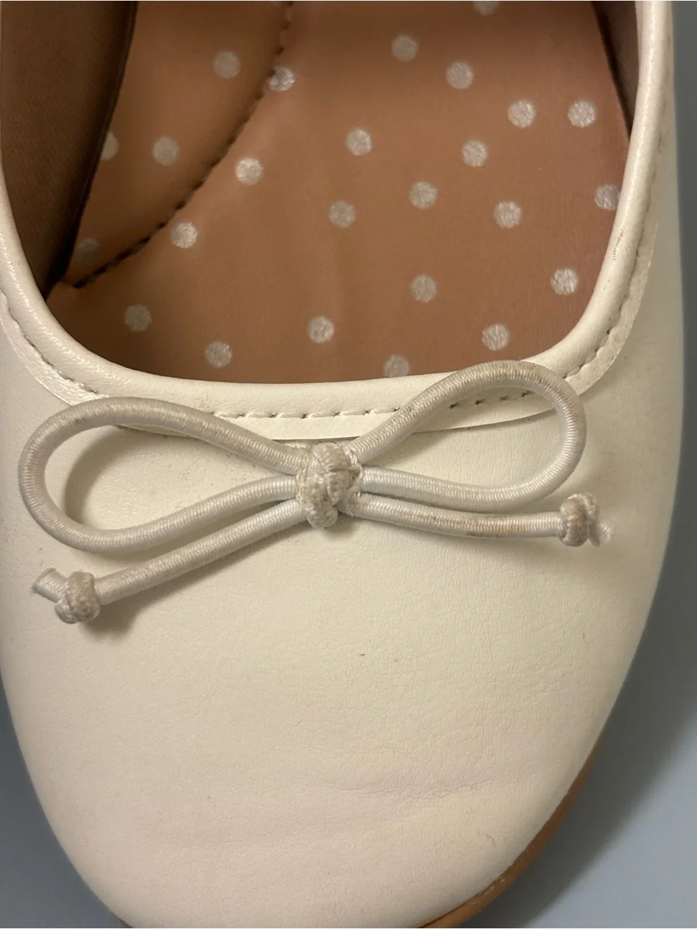wonder nation White Mary Jane Ballet Flat with Bow